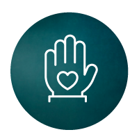 volunteer icon button